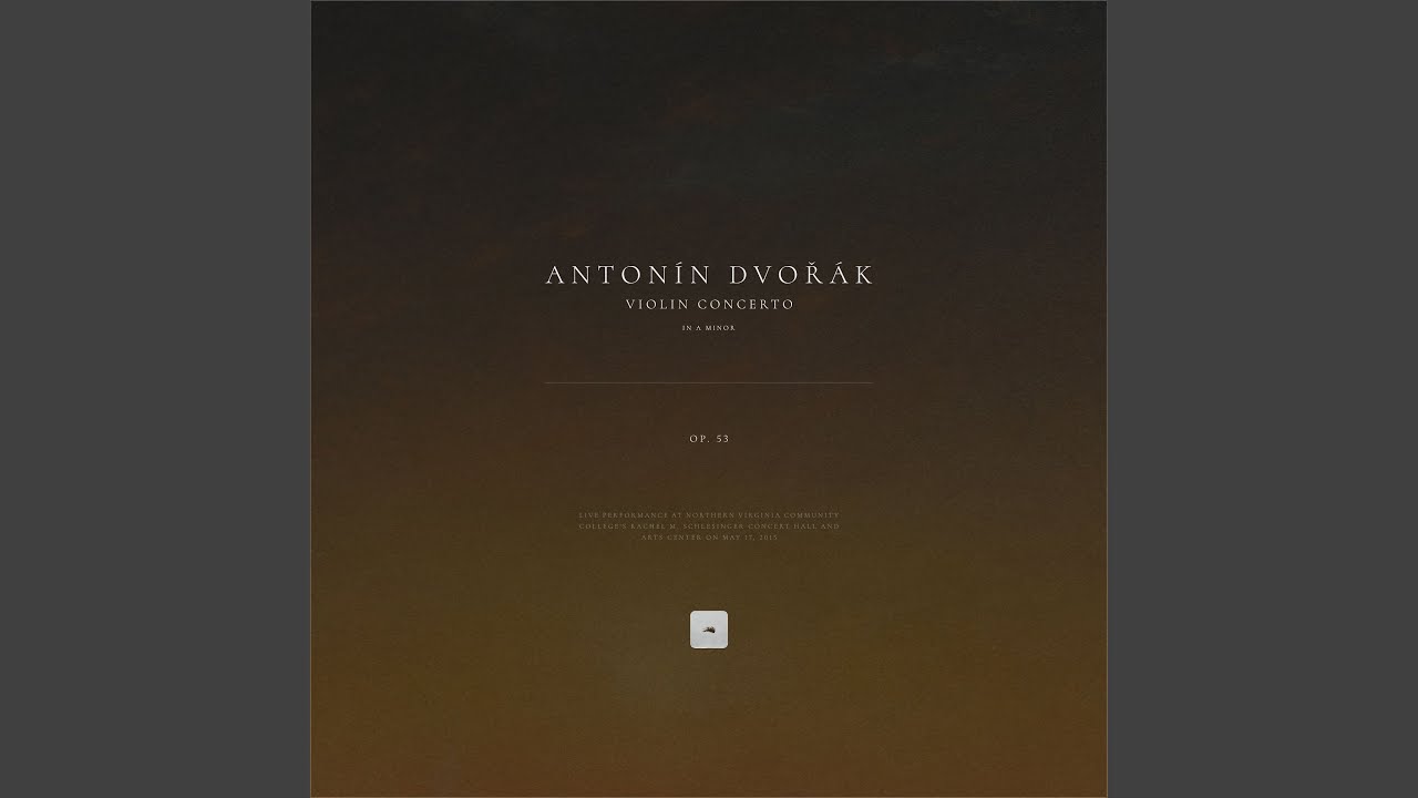 Violin Concerto in A Minor, Op. 53: I. Allegro ma non troppo (Live)