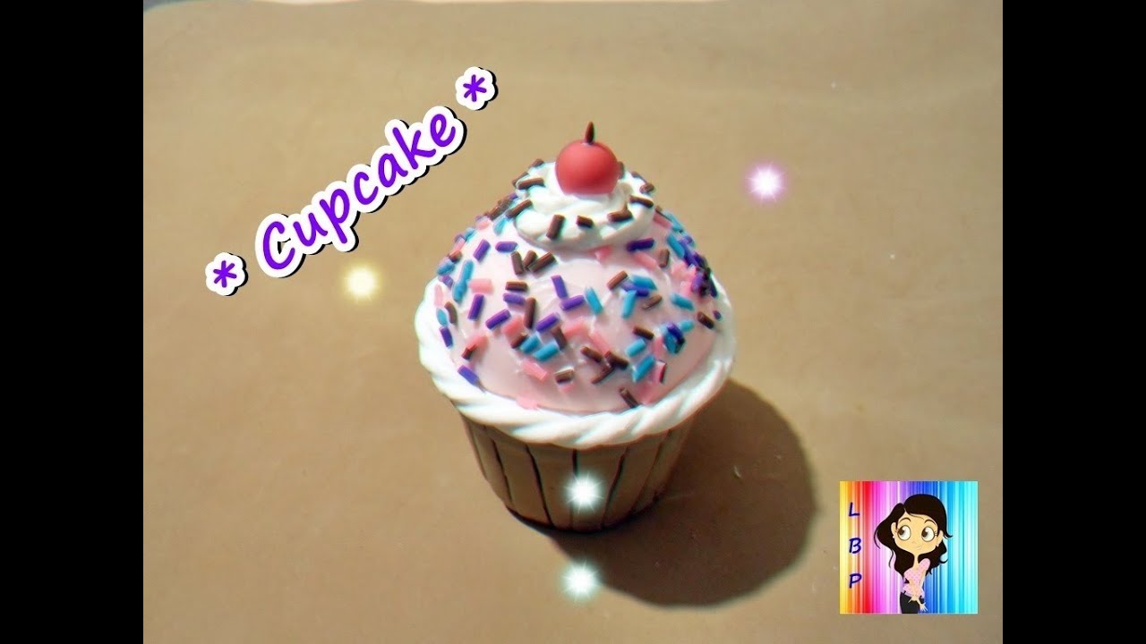 MANUALIDADES FACILES - COMO HACER CUPCAKES DULCERO / PORCELANA FRIA TUTORIAL