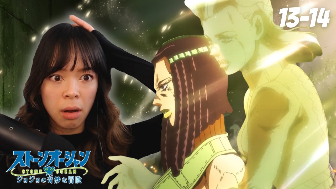 Jojo's Bizarre Adventure Stone Ocean Episodes 13, 14 REACTION