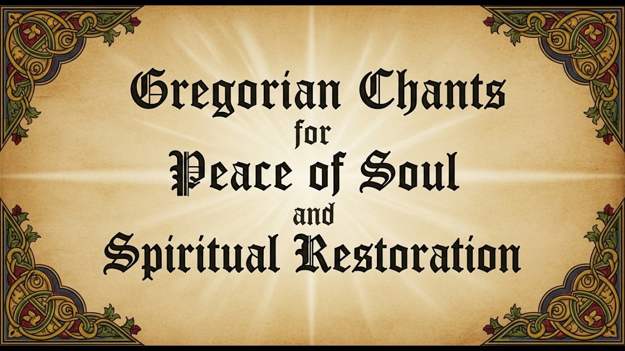 Gregorian Chants for Peace of Soul and Spiritual Restoration
