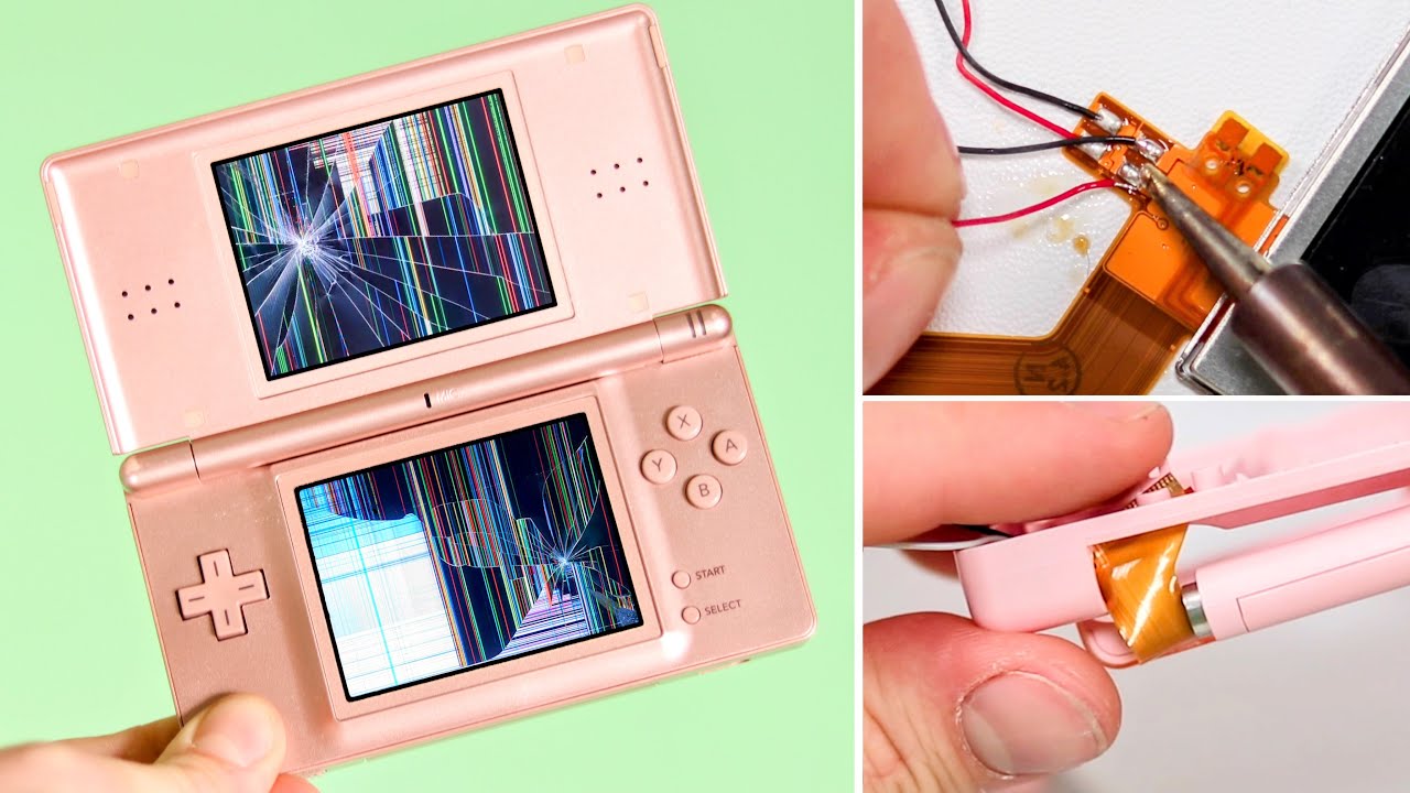 Nintendo DS Lite DOUBLE Screen Replacement
