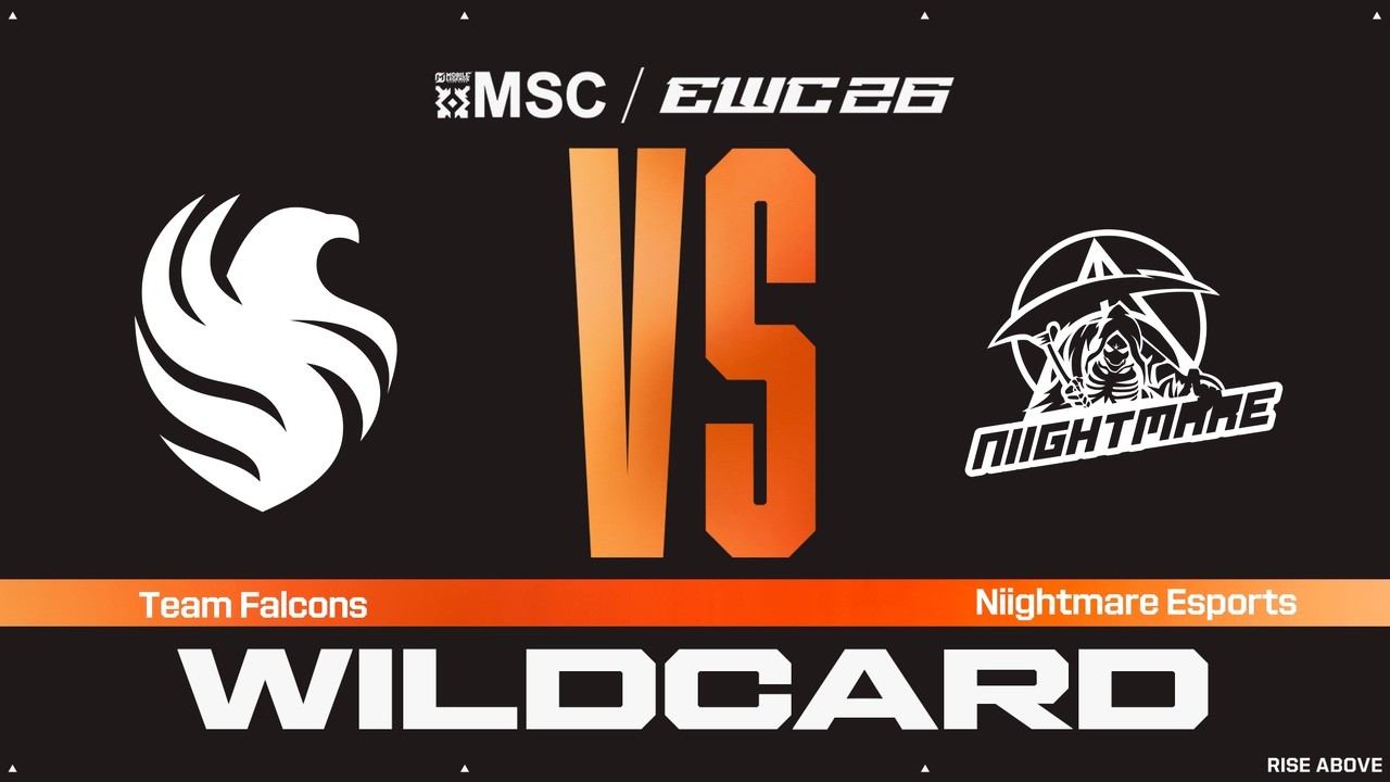 Team Falcons vs. Niightmare Esports | MSC Wildcard at EWC 26 - VOD