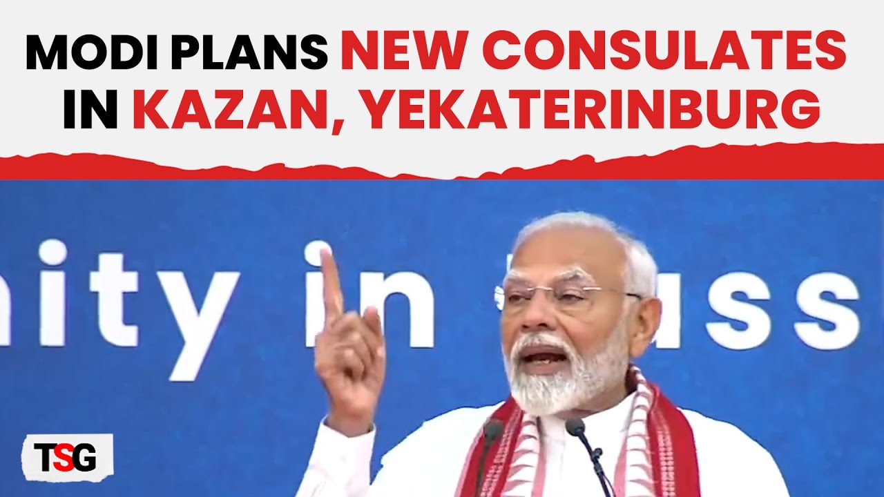 PM Modi In Russia: PM Modi Announces New Consulates in Kazan and Yekaterinburg to Boost Travel
