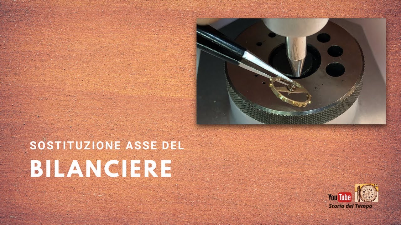 Sostituzione dell'asse del bilanciere