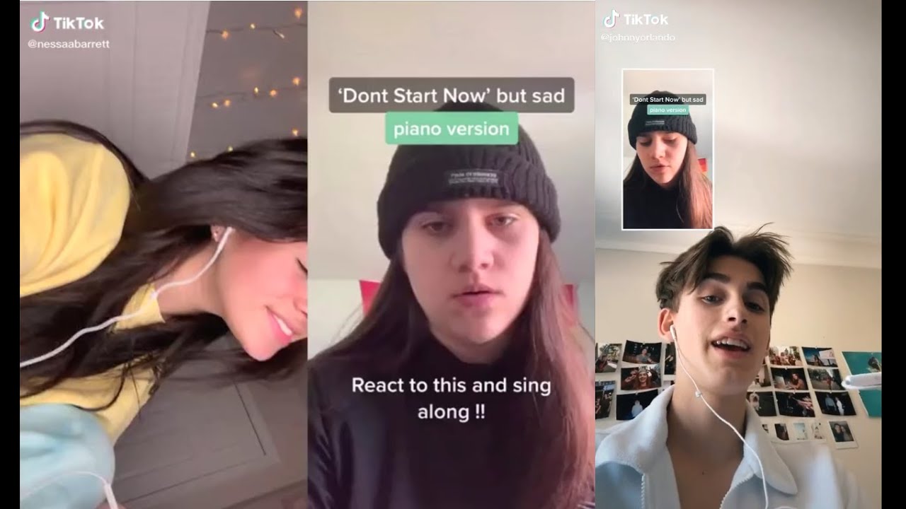 Dua Lipa - Don't Start Now ( but sad ) TikTok Compilation - 