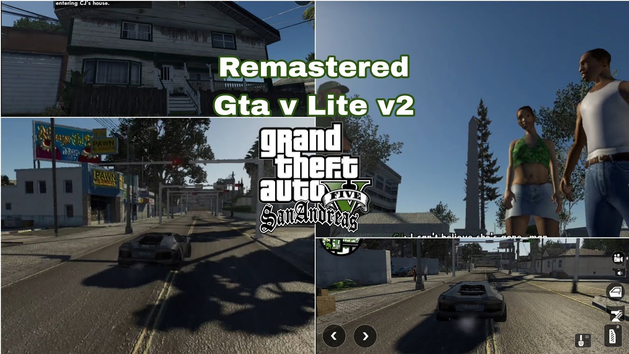 Remastered | Gta V Lite Modpack v2 For Gta Sa AML Android 2025