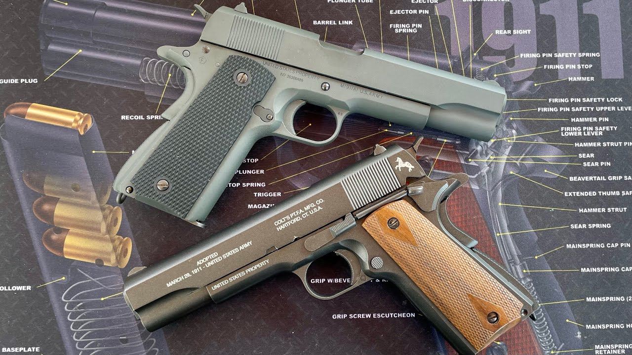 Shooting KWC Cybergun Colt M1911A1