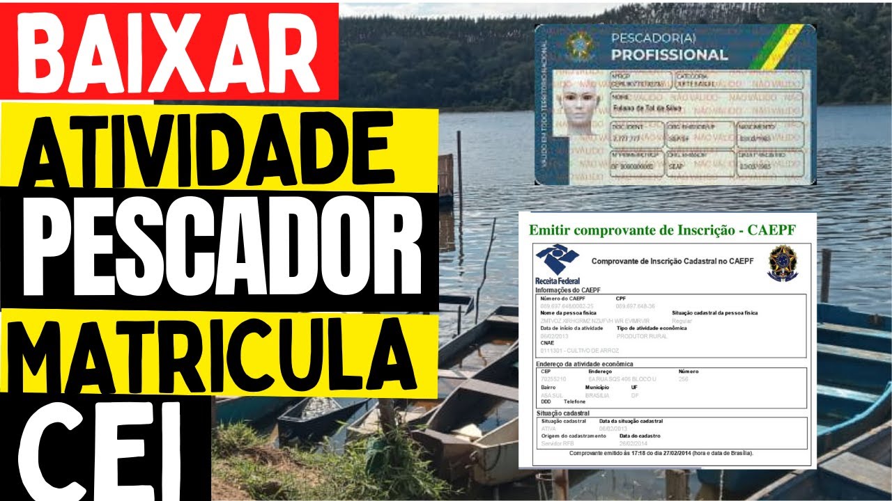 PESCADOR ARTESANAL MATRICULA CEI