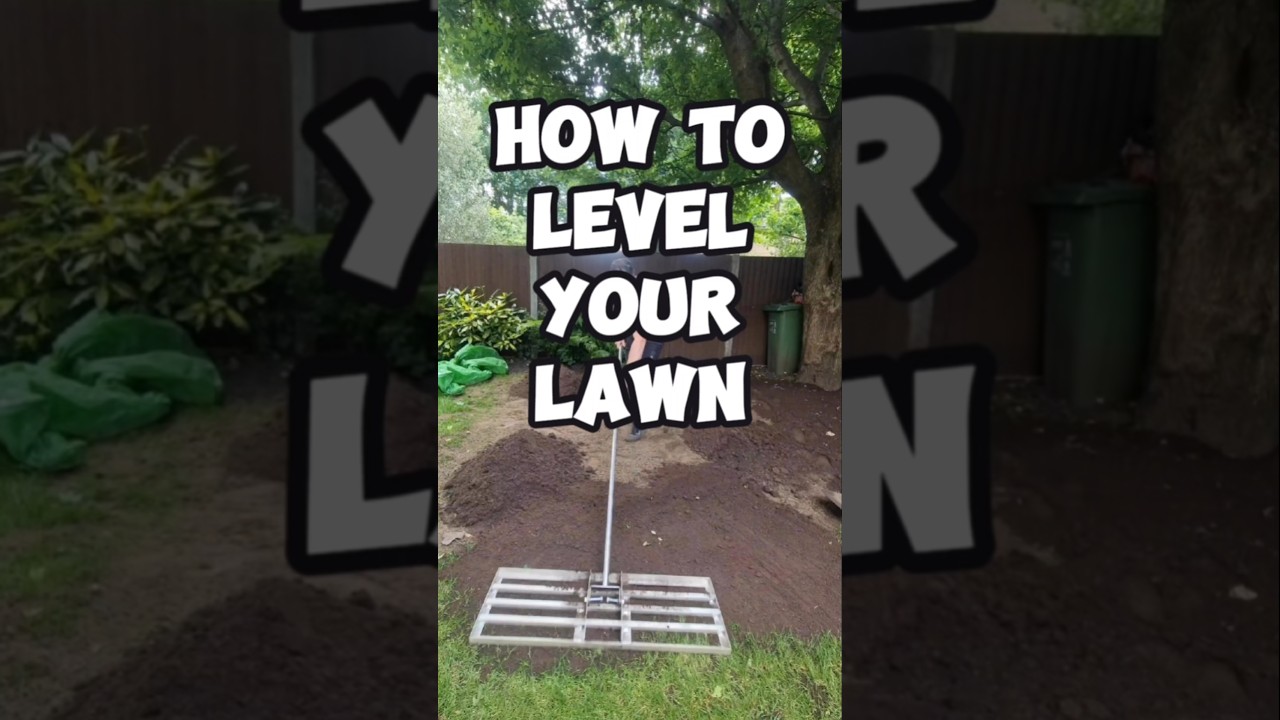 No More Uneven Ground! Tips for a Perfectly Level Lawn #lawncare #lawn #diy #garden #lawnleveling