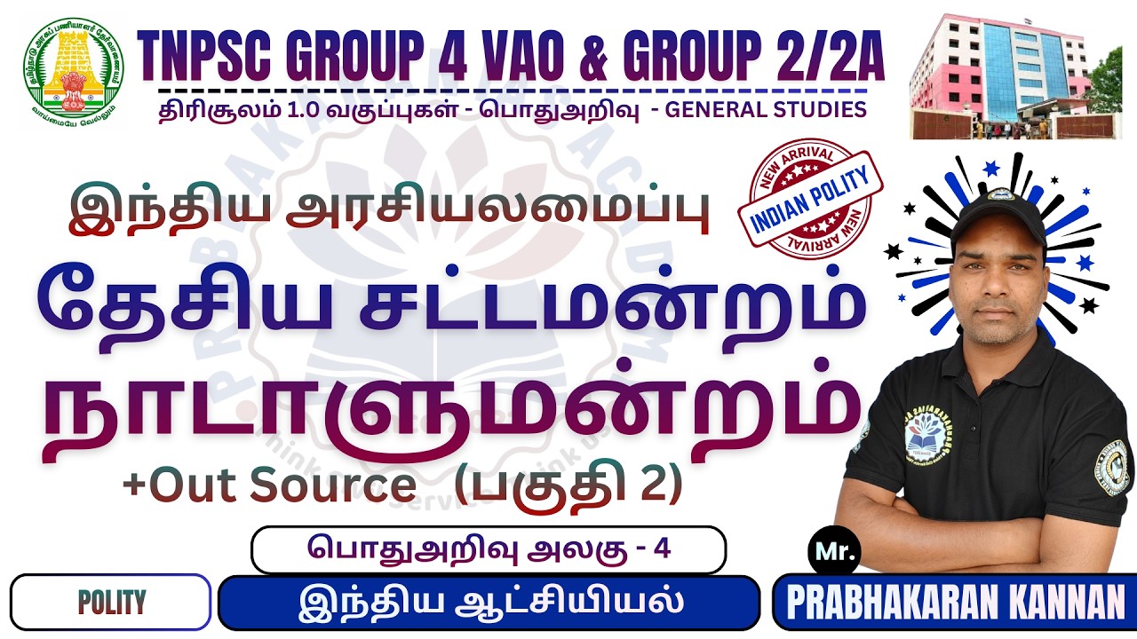 💥Disqualification of MPs🔥Anti-Defection Law✍️Types of Majorities 📚நாடாளுமன்றம்🎯 TNPSC Group 4 & 2/2A