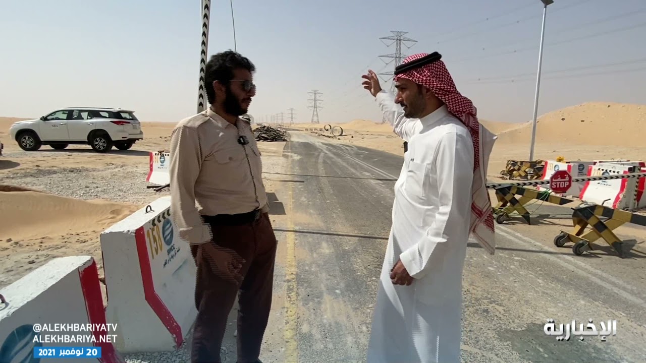 طريق غيلانة الذي يربط النعيرية بالرياض أنشئ دون موافقة وزارة النقل
