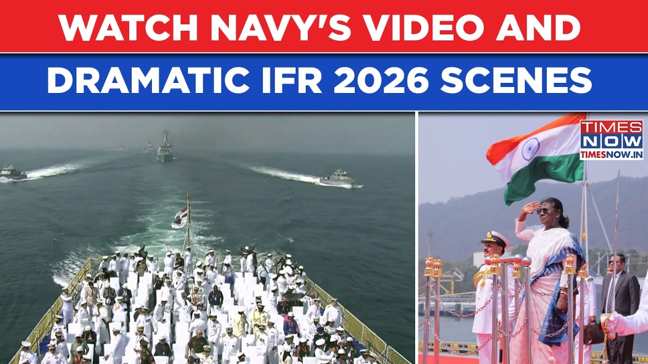 Indian Navy's IFR Flex: Watch Aircraft Carrier, Jets & More Show Power In President Murmu's Presence