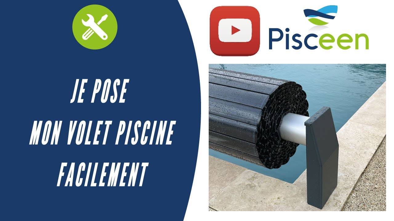 J'installe moi-même mon volet roulant pour ma piscine  !!!