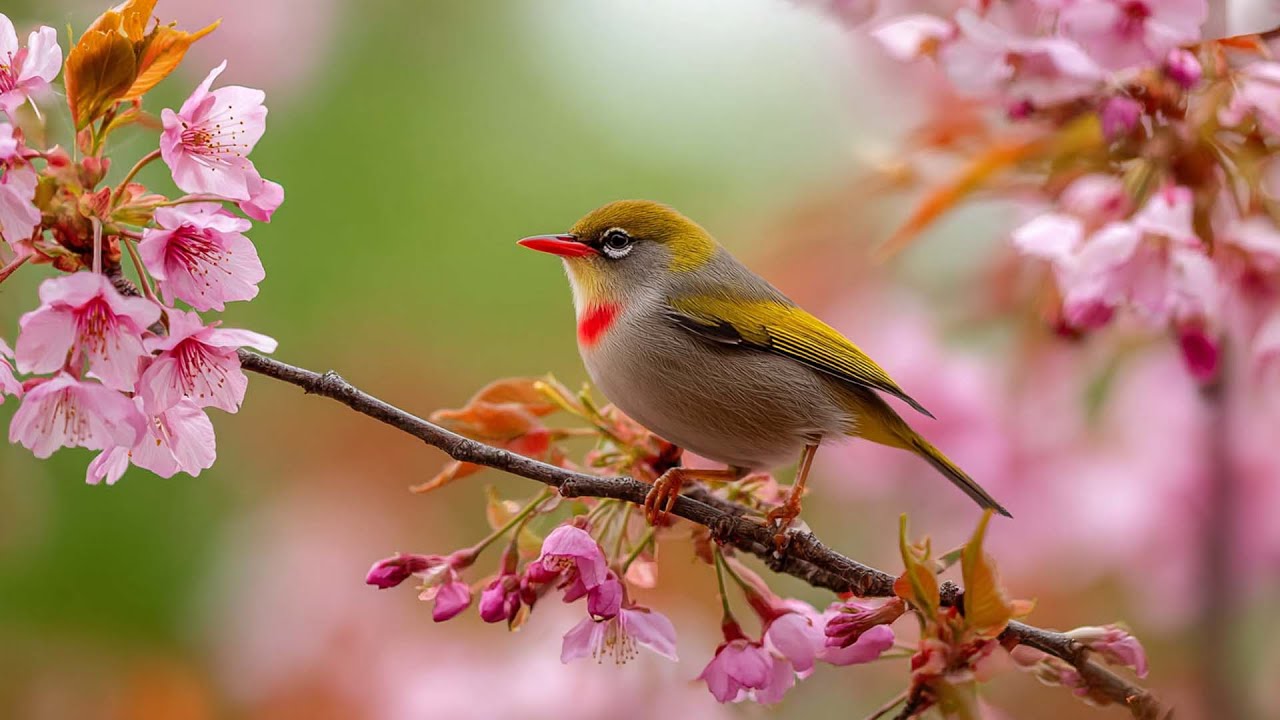🌻 Birdsong with Piano Music - Calm Your Mind, Relieve Anxiety, and Improve Productivity 🌿🕊️🎐