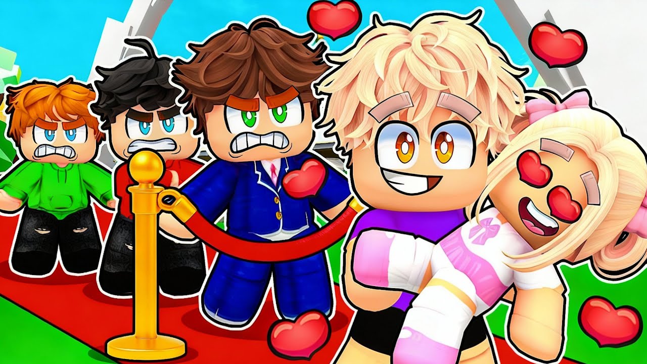 MAŁA AMI WYBIERA NOWEGO CHŁOPAKA na BROOKHAVEN w ROBLOX! 😲