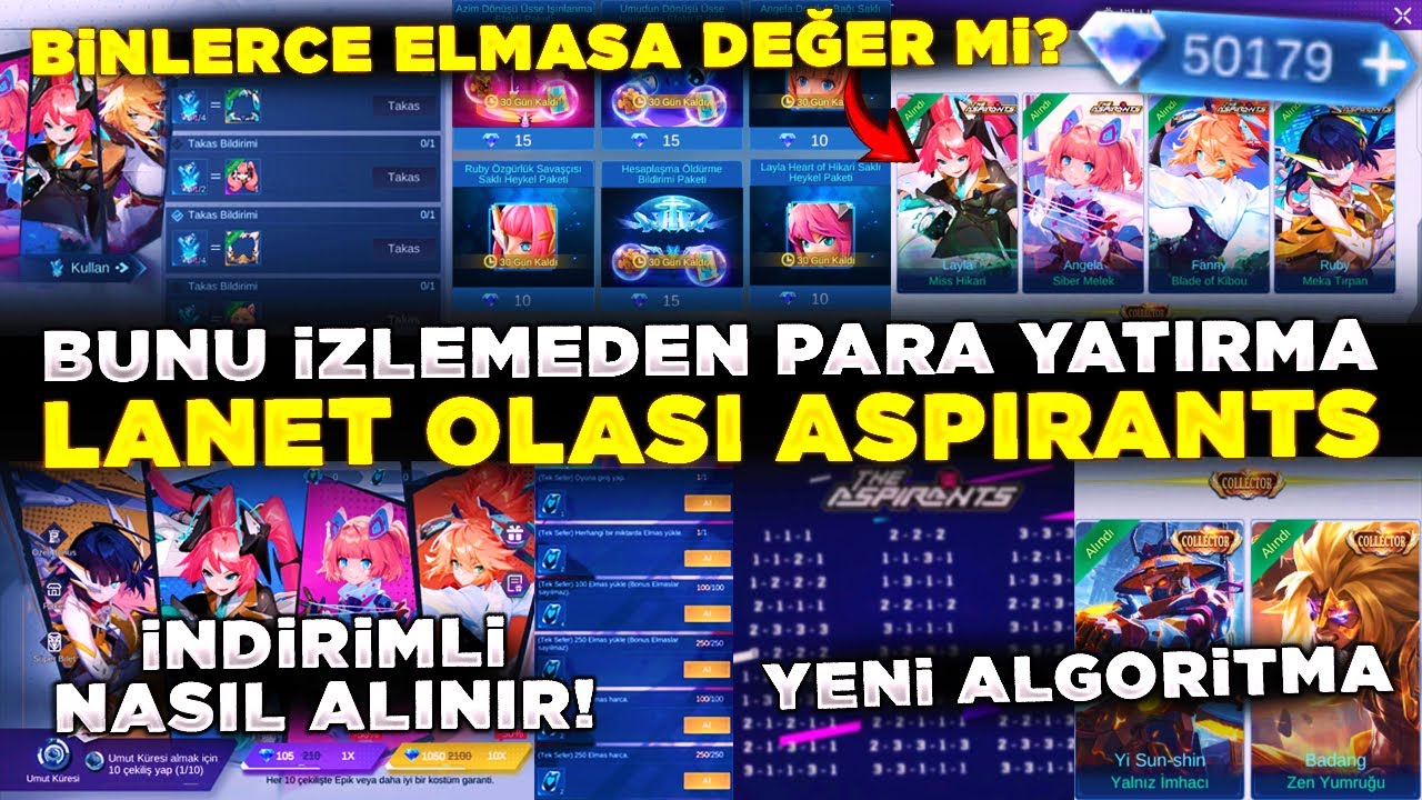 50 BİN ELMASI ASPIRANTS ETKİNLİĞİNDE HARCADIM | ASPİRANTLAR UCUZA NASIL ALINIR | 2024 ALGORİTMA VE