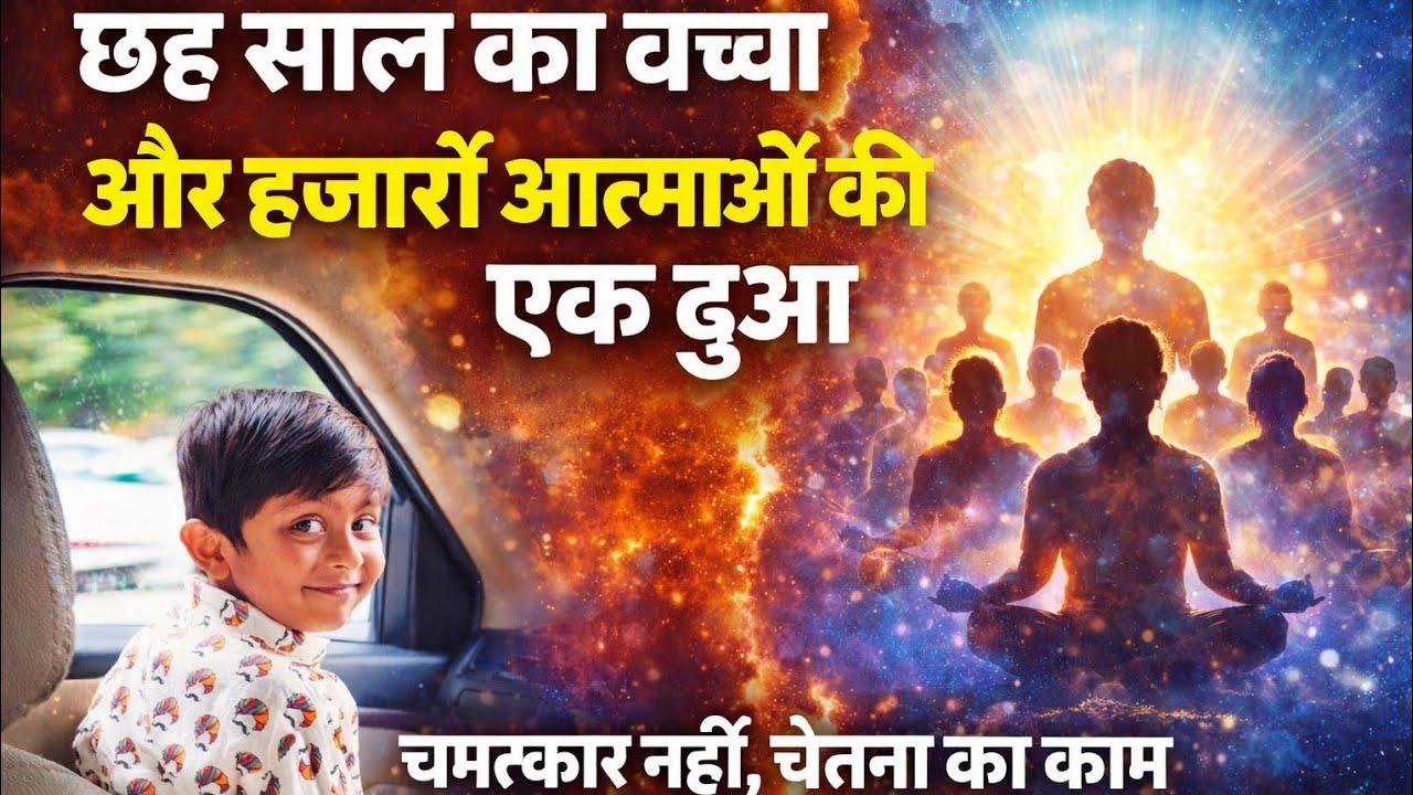 छह साल का बच्चा हजार आत्माओं की दुआ क्या कमाल कर पाएंगी# बीके शिव