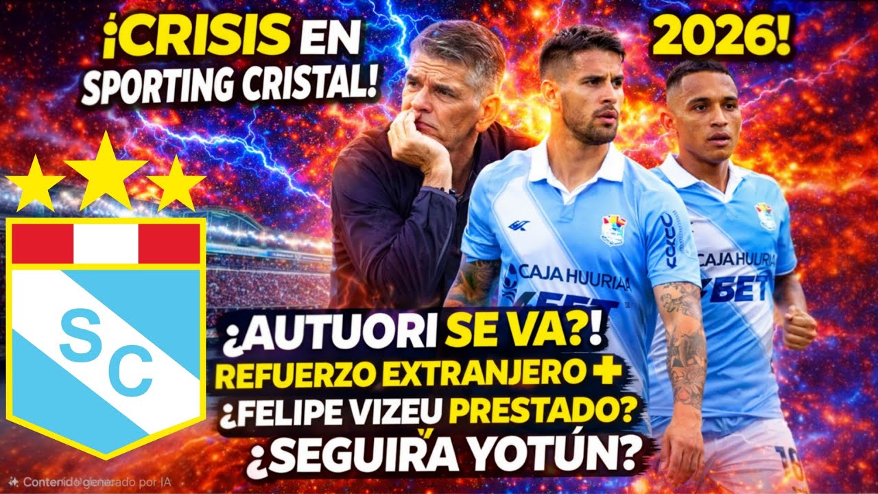 ⚠️ HORAS DECISIVAS en SPORTING CRISTAL? 😳 AUTUORI en DUDA? ¿TRAERÁN OTRO REFUERZO BOMBA? 😱