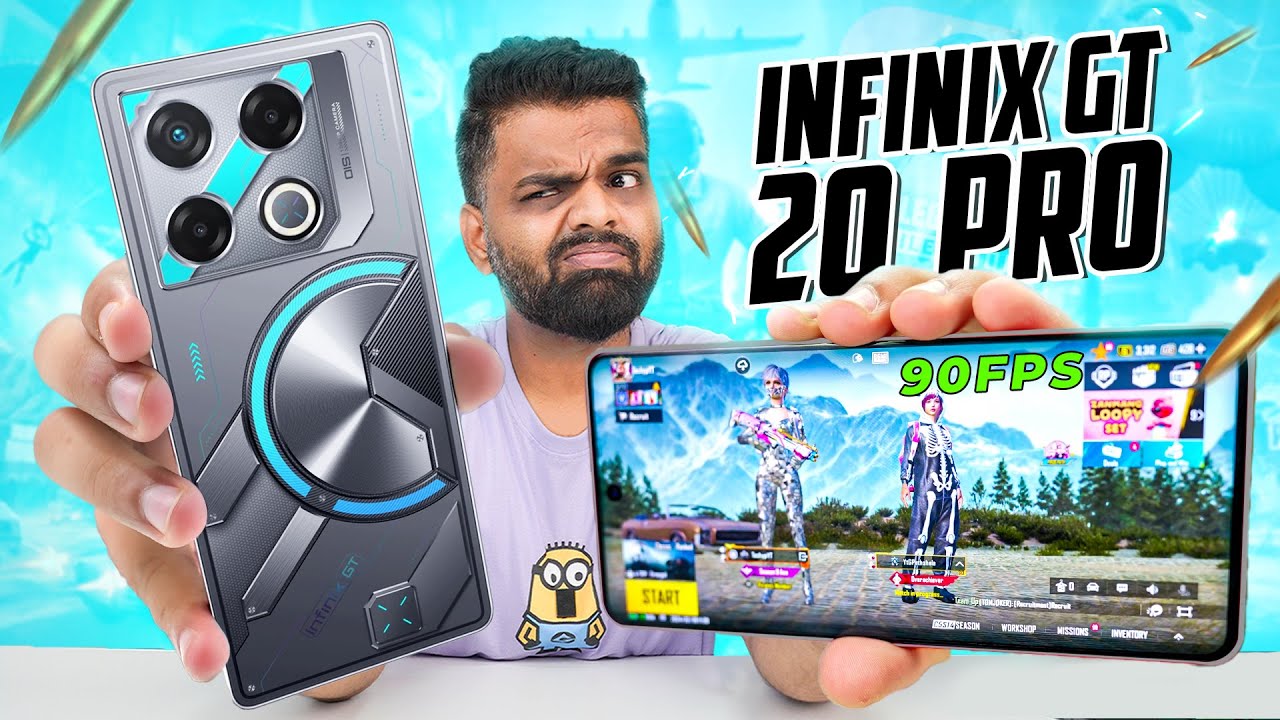 infinix GT 20 Pro PUBG Review - 90 FPS !!🚀