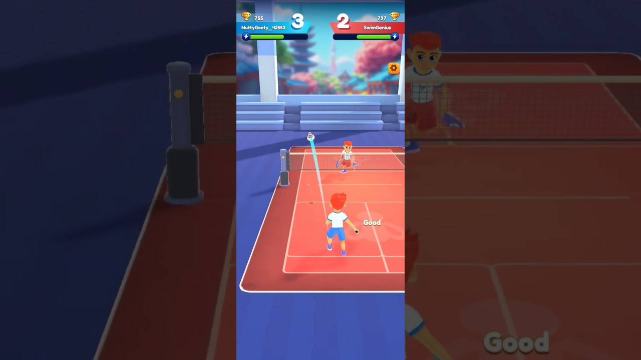 Smash Badminton Close game 🤯🤯 