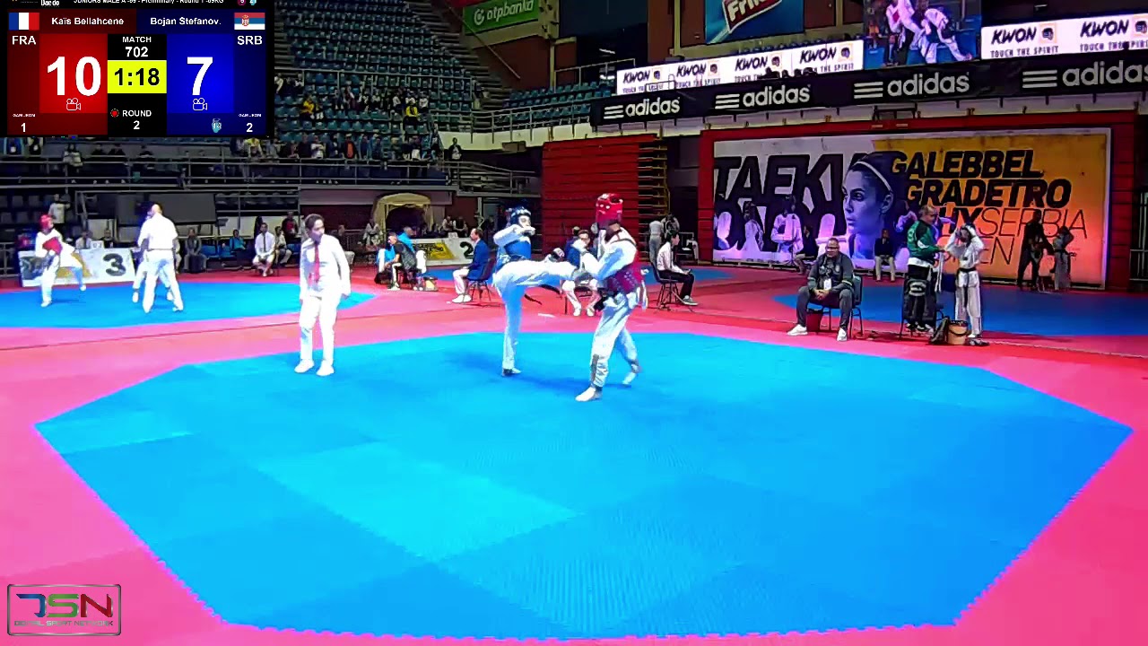 702  Bojan Stefanovic, SRB vs  Kaïs Bellahcene, FRA 13 20