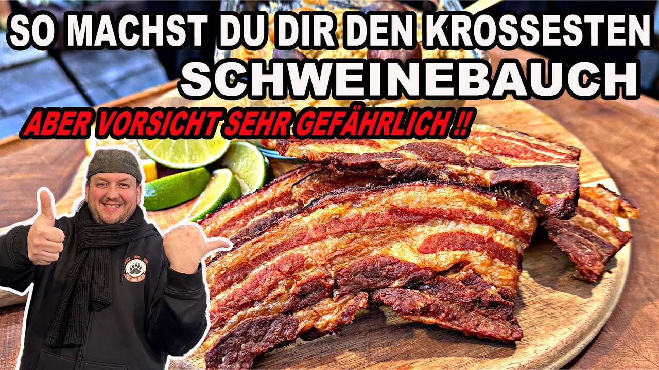 Chicharron - SAU GEFÄHRLICHER Schweinebauch - dafür richtig lecker und EXTREM KROSS| The BBQ BEAR