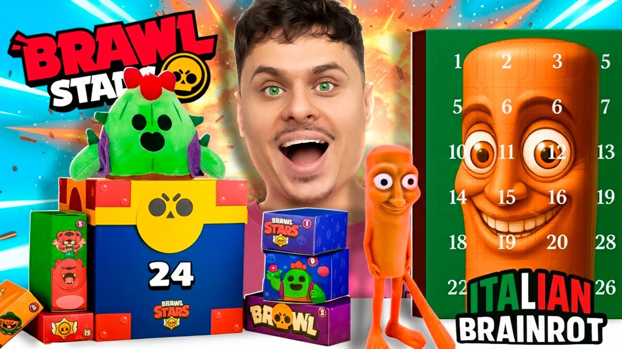 Brainrot VS Brawl Stars Kalendarz Adwentowy!