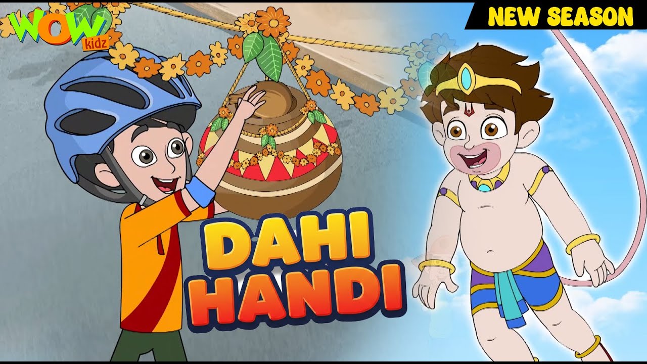 Selfie with Bajrangi : Dahi Handi | Full Episode | Season 01 | Animation kids 