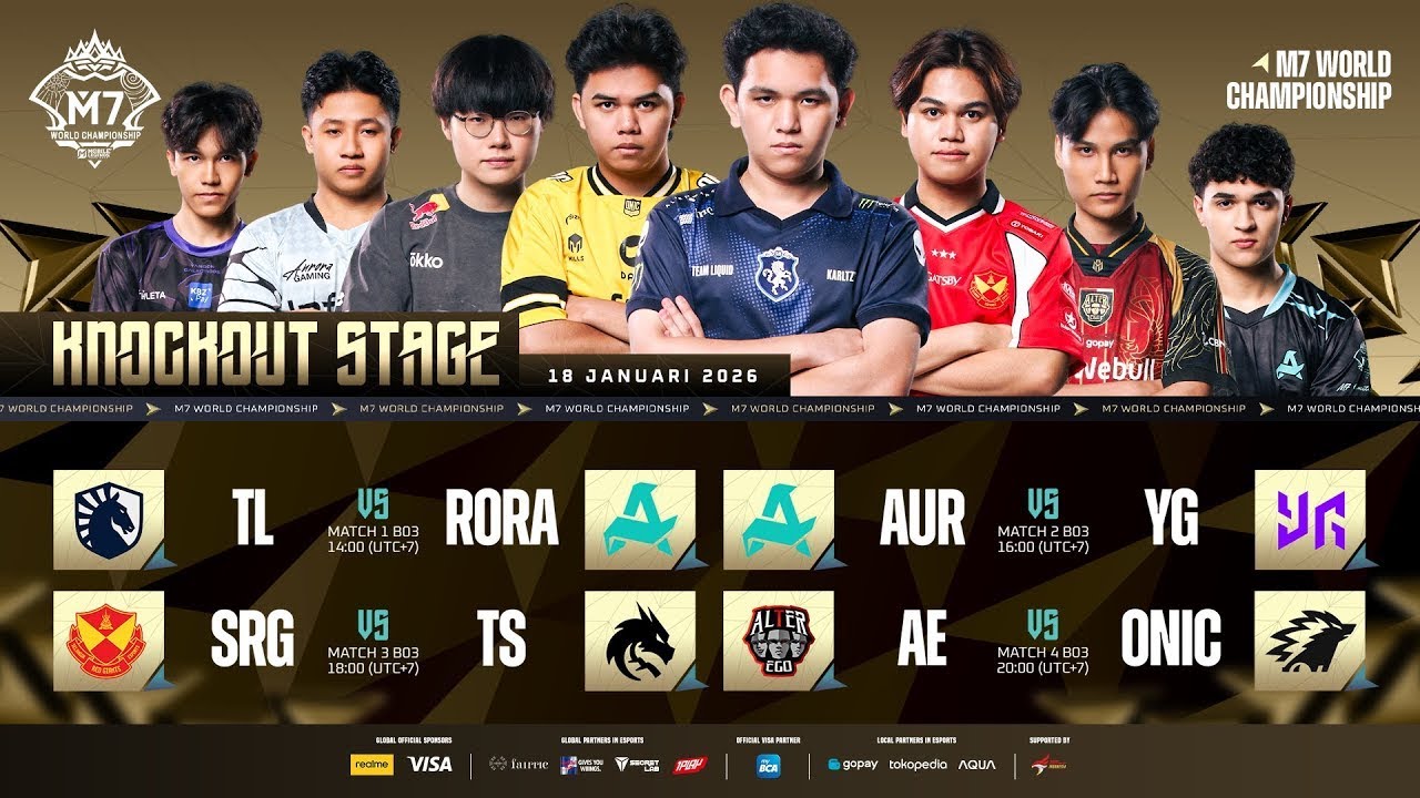 🔴 LIVE | KNOCKOUT STAGE HARI 1 | M7 World Championship | (ID)