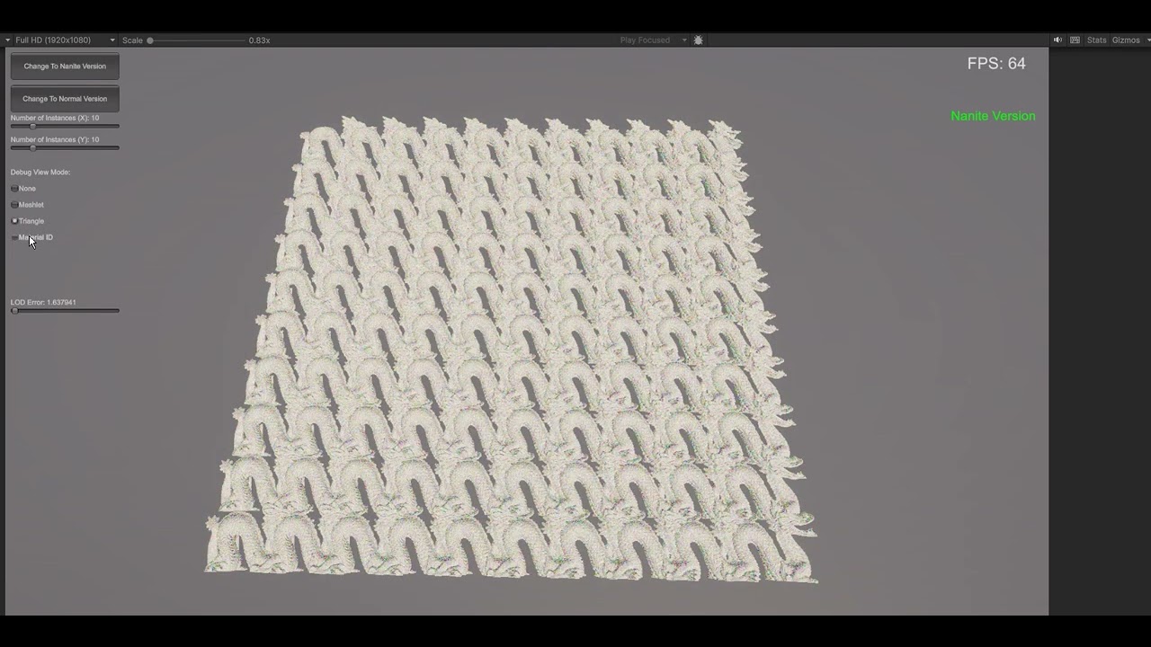 Nanite Like Virtual Geometry Demo