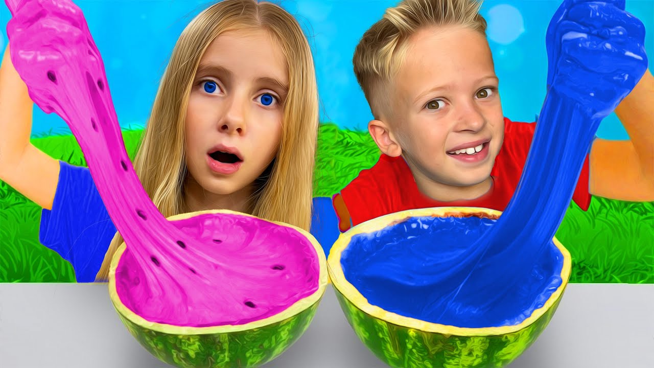 👨‍🔬 MIRCEA face PRIMA dată SLIME în CAMPING ⛺ IONUȚ s-a MURDĂRIT din CAP până în PICIOARE 😱