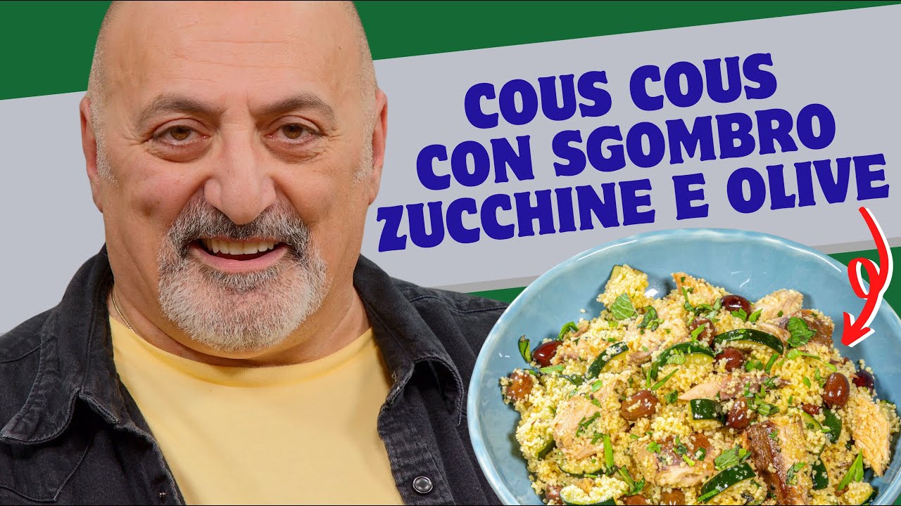 Cous cous con sgombro, zucchine e olive