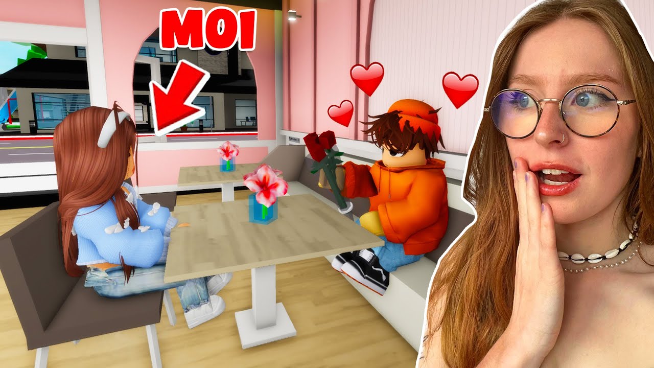 Je fais un FAUX Date avec Mon Meilleur ami sur Brookhaven !
