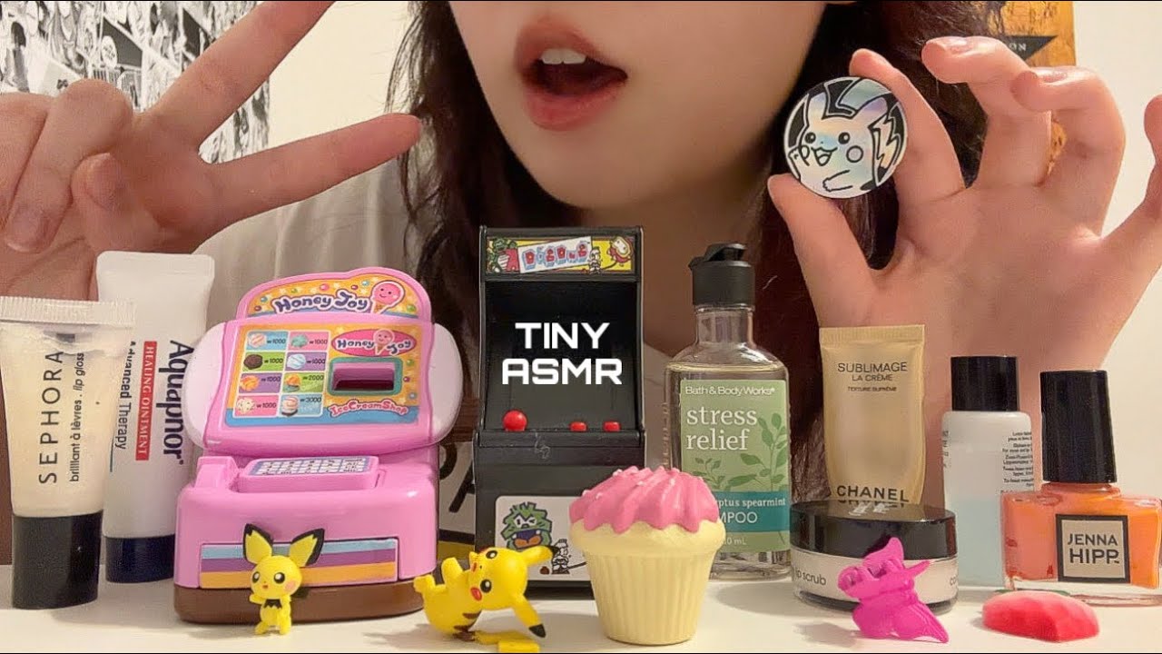 ASMR with TINY TRIGGERS 😚🤏🏻 surprisingly relaxing 💤 mostly TAPPING