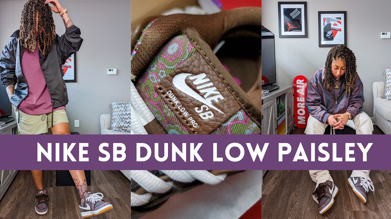 Nike SB Dunk Low Pro Paisley - BEST SB DUNK of 2022?! Unboxing + Styling
