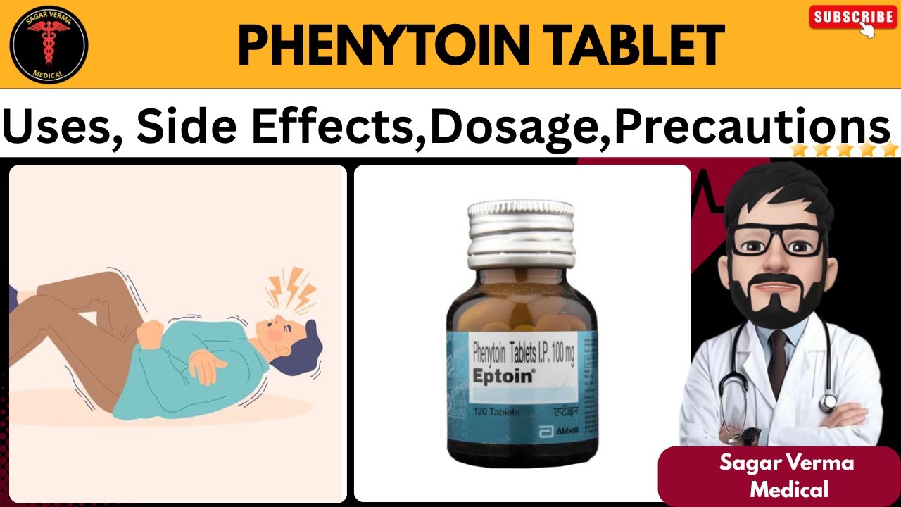 Phenytoin Tablets ip 100mg in Hindi | Eptoin Tablet uses in Hindi | Epsolin 100 mg Tablet | Dilantin