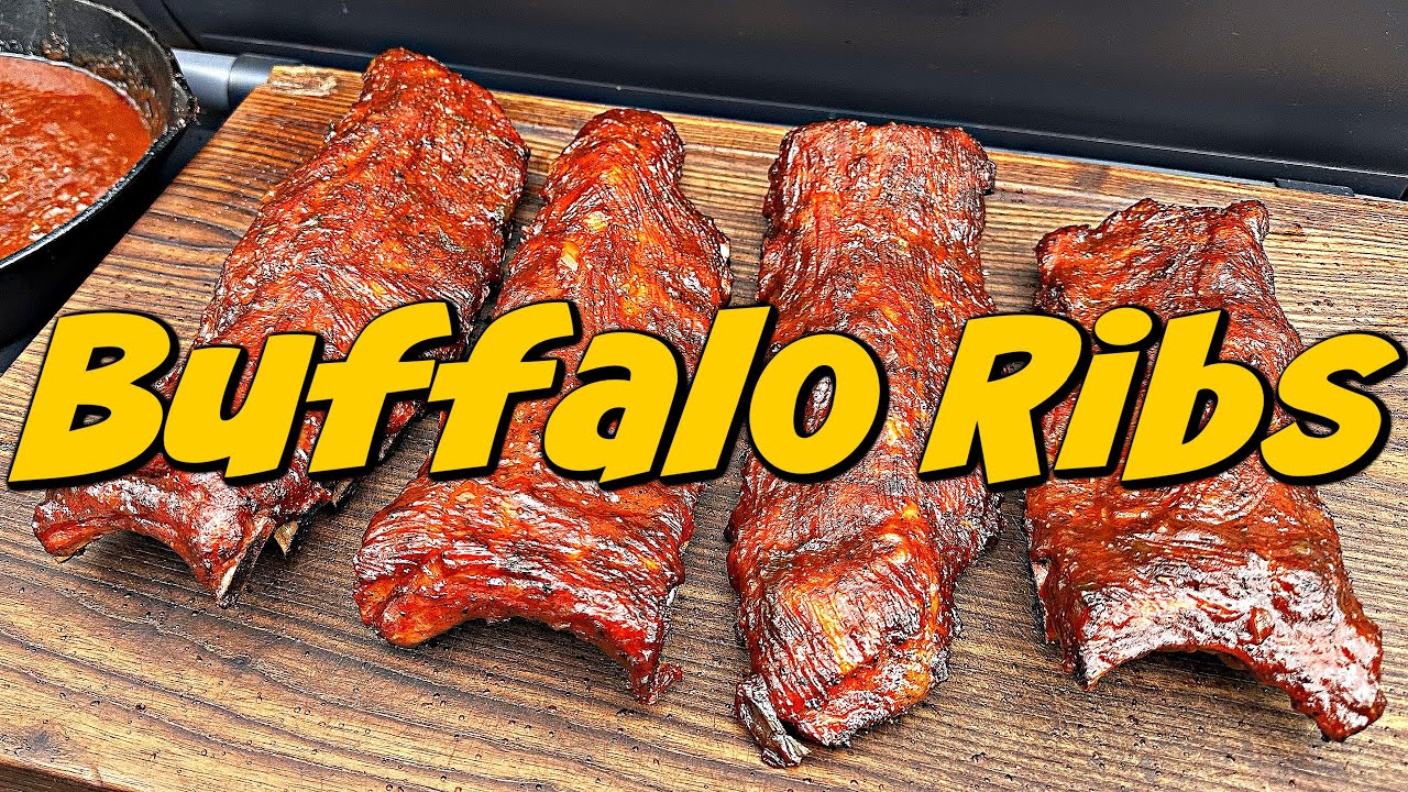 BUFFALO RIBS VOM SMOKER  - Diese Rippchen sind der perfekte Halbzeitsnack!