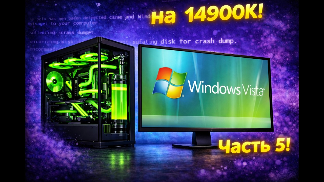 Установится ли Windows Vista на Настоящий Современный ПК в 2025? Часть 5