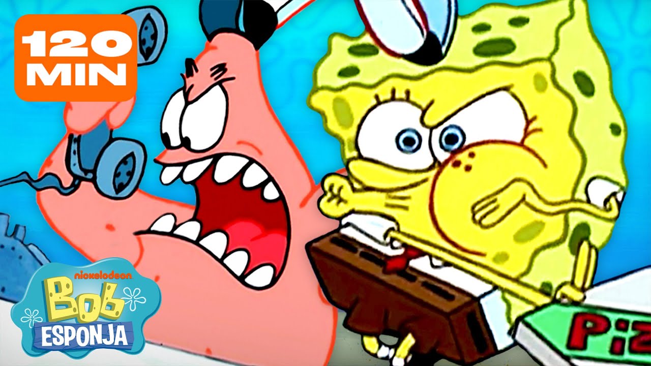 Bob Esponja | Los Episodios Más Graciosos de Bob Esponja 😂 | Recopilación de 120 Minutos | Español