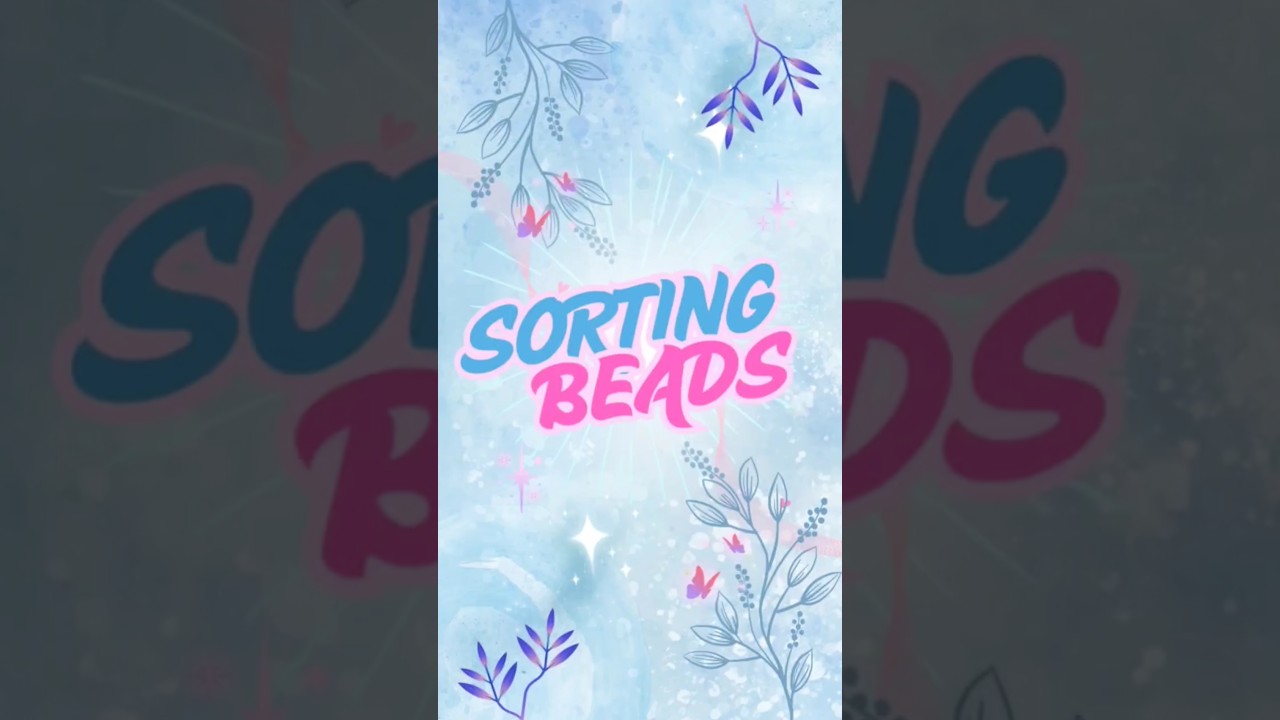 Sorting Beads Par 32| #beads #manikmanik #sortingbeads #diybeads #shorts #shortvideo