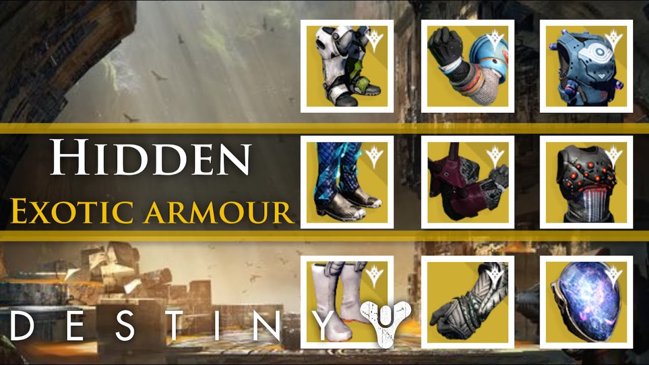 Destiny - 9 Hidden pieces of exotic armor in the Taken King