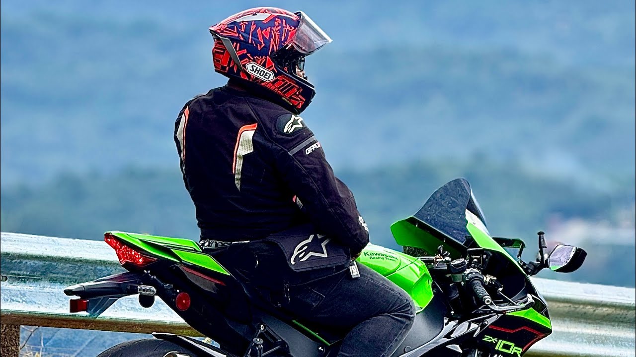 @crankedshaft Full energy ZX10R ride through insane NH traffic | Kerala 