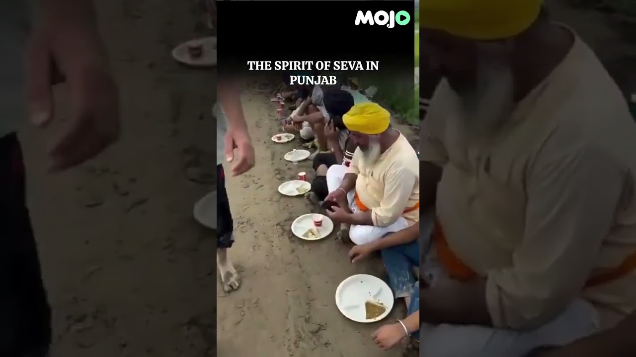 Beautiful! Even As Punjab Grapples With Unprecedented Rain & Floods, The Culture Of Seva Remains