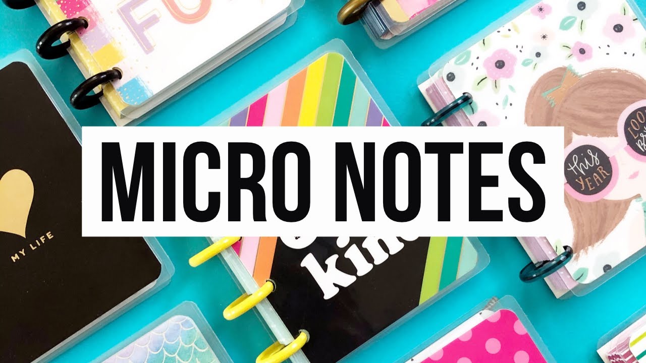 5 Ways to Use Happy Planner Micro Notes Notebooks // Collab with At Home With Quita!