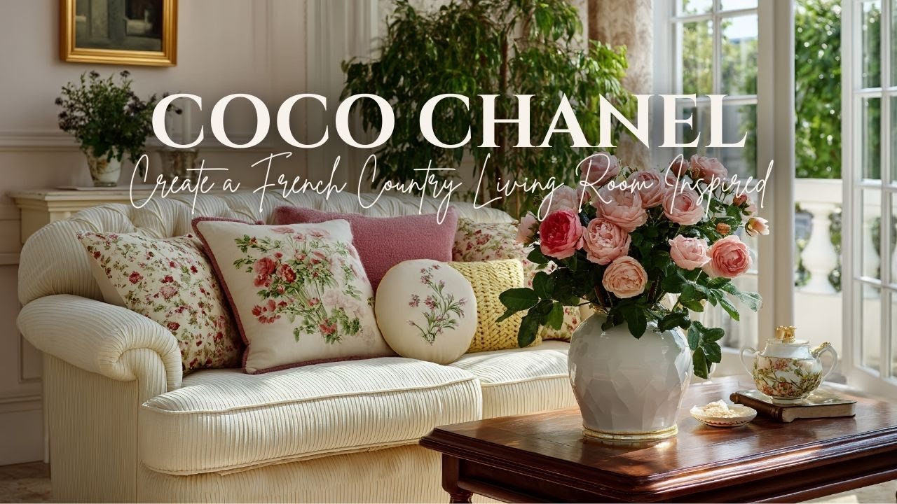How to Create a French Country Living Room Inspired by Coco Chanel’s Timeless Elegance