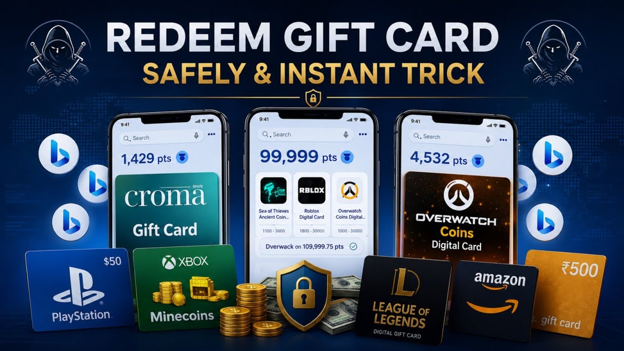 Microsoft Rewards Redeem Trick | Microsoft Rewards Gift card Sell 🤑