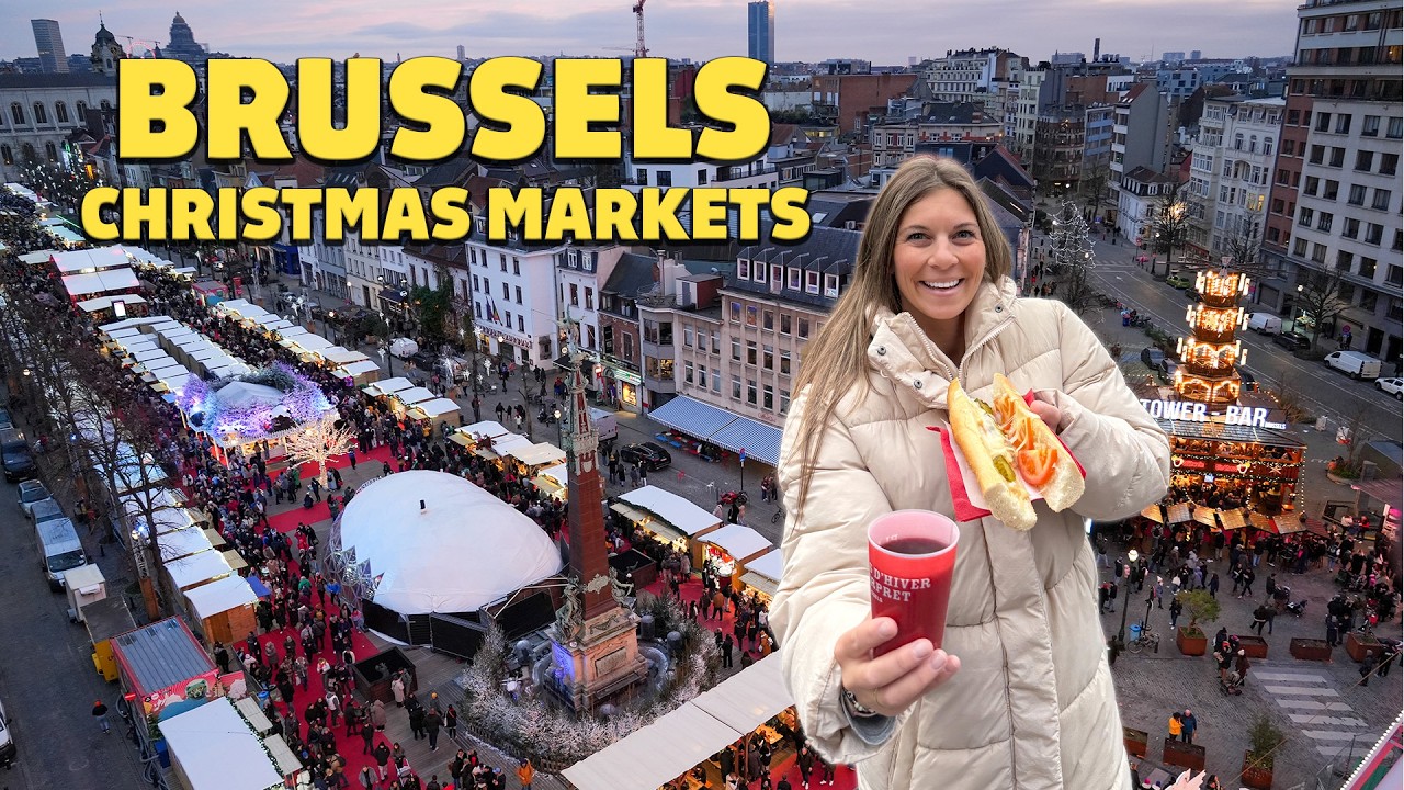 Exploring Brussel's Christmas Markets! 🎄🇧🇪