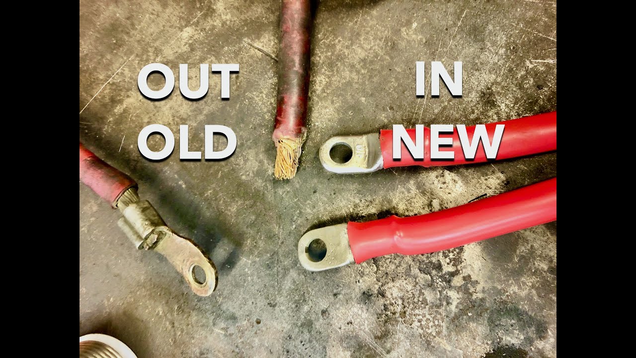 Proper Cummins Battery Cables