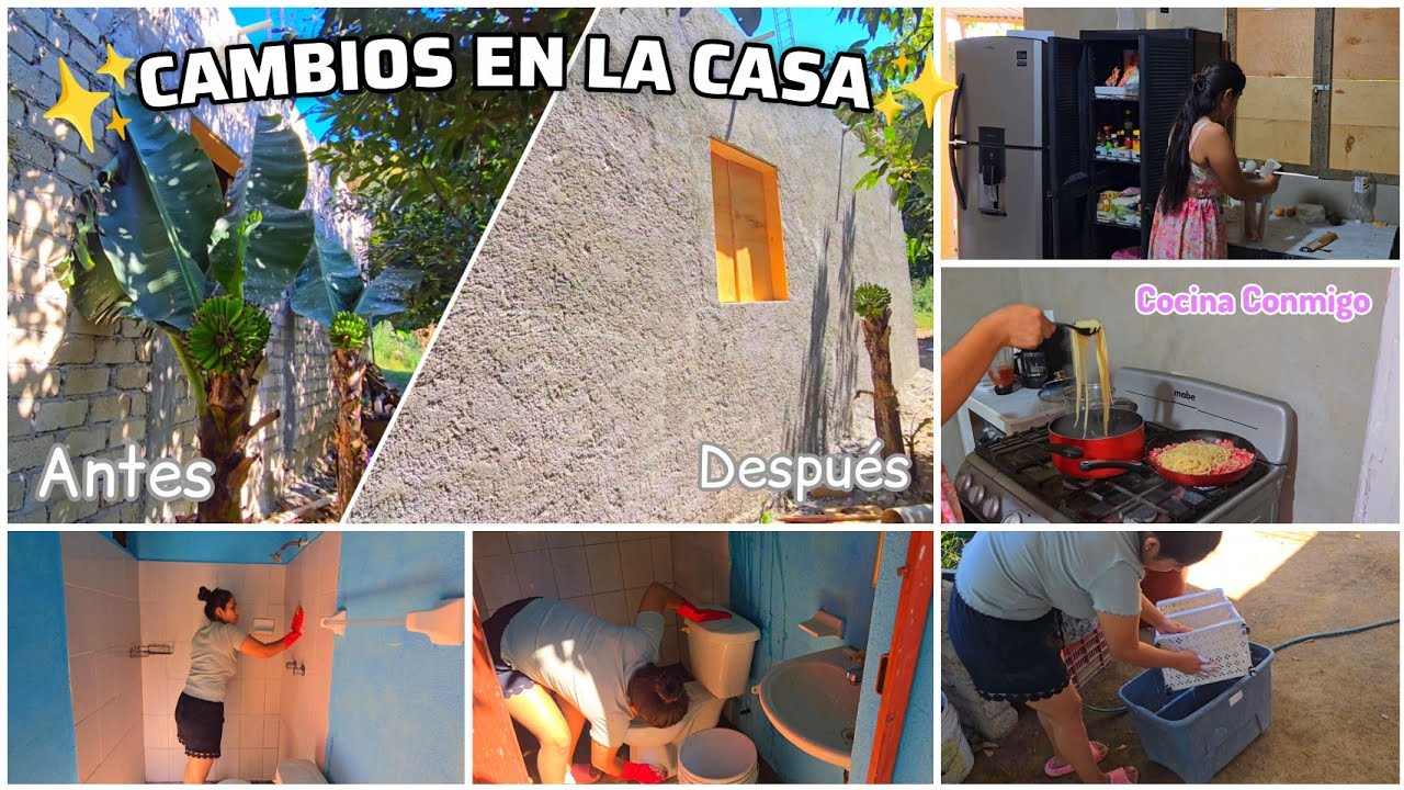 MEJORAS en la CASA 🏡 para EVITAR PROBLEMAS ✅️ Limpieza del Baño 🛁 + Cocina Conmigo 👩‍🍳