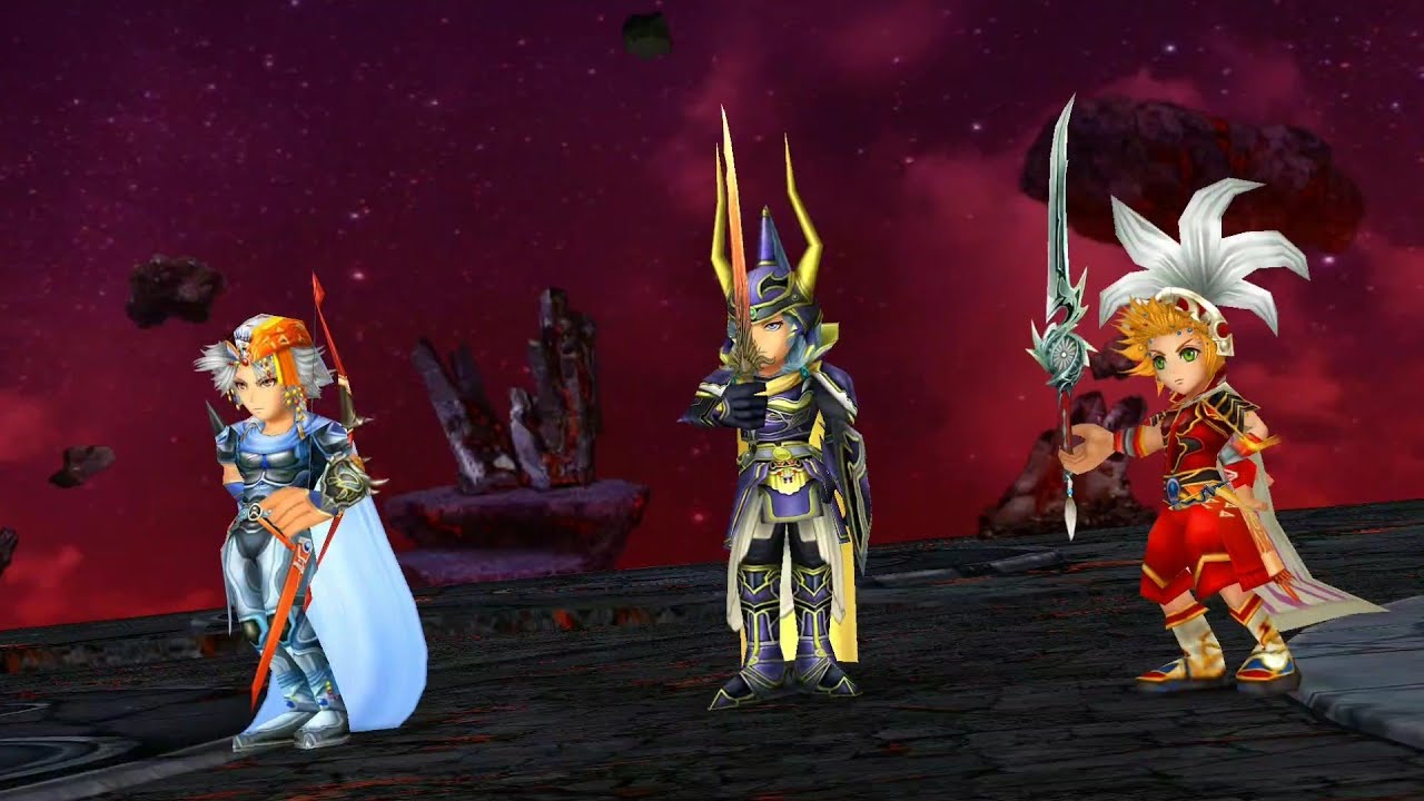 [#DFFOO] First generation FF vs Shinryu LUFENIA